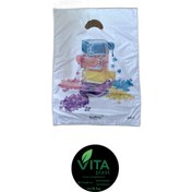 تصویر کیسه نایلون دسته موزی چاپدار کوالا ۲۵*۳۵،بسته ۱۰۰ عددی - آبرنگ 