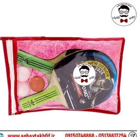 تصویر راکت پینگ پنگ کیفی آهو Deer Bag Ping Pong Racket