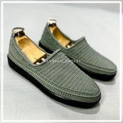 تصویر گیوه مردانه زیره طبی رنگ طوسی 