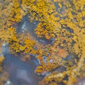 تصویر عقیق پاییزه سایز مدالی Agate paize