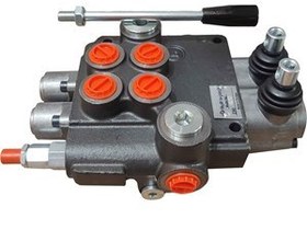 تصویر شیر کنترل هیدرولیک دستی دو دسته ۸۰ لیتر سایز ۱/۲ هیدورپک 