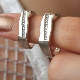 تصویر حلقه ست نقره کد178 