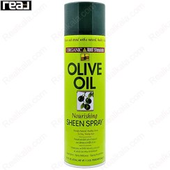 تصویر اسپری تقویت و براق کننده مو او آر اس حاوی روغن زیتون ORS Olive Oil Nourishing Sheen Spray 472ml 