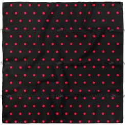 تصویر پوشت (دستمال جیب) خال خال قرمز 