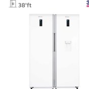 تصویر یخچال فریزر دوقلو اسنوا 38 فوت سری هایپر مدل SRDi-M210 SNOWA REFRIGERATOR SRDi-M210