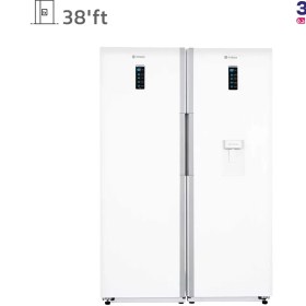 تصویر یخچال فریزر دوقلو اسنوا 38 فوت سری هایپر مدل SRDi-M210 SNOWA REFRIGERATOR SRDi-M210