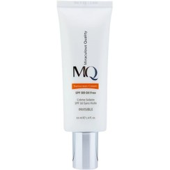 تصویر کرم ضدآفتاب اویل فری ام کیو اصل و درجه یک ( کرم ضد آفتاب بی رنگ ام کیو مدل INVISIBLE) spf50 MQ ORIGINAL