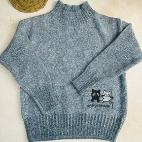 تصویر بافت گلدوزی گربه 