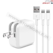تصویر شارژر اپل ۱۲ وات مناسب آیپد 