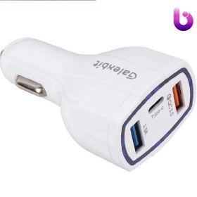 تصویر شارژر فندکی فست شارژ Galexbit GCH22 QC3.0 Galexbit GCH22 QC3.0 PD 7A 35W Car Charger With Type-C Cable