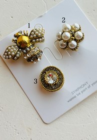 تصویر سنجاق سینه شنل وینتیج 