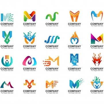 خرید و قیمت لوگو حرف m انگلیسی– Letter m logo set | ترب