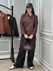 تصویر کت چرم ریتا کد ۱۰۰۴۶ 