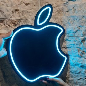 تصویر تابلو LED نئون فلکسی طرح اپل apple نیون فلکسی (تابلو LED موبایل) 