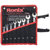 تصویر مجموعه 8 عددی آچار یک سر تخت یک سر رینگ رونیکس مدل RH-2101 ا Ronix RH-2101 Combination Spanner Set (8 Pcs) Ronix RH-2101 Combination Spanner Set (8 Pcs)