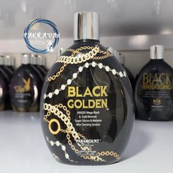 تصویر لوسیون سولاریوم پارامونت مدل Black Goldenحجم 400 میل (اصل) PARAMOUNT Black Golden