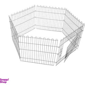 تصویر پارک سگ شش ضلعی ارتفاع ۶۰ سانتی متر 