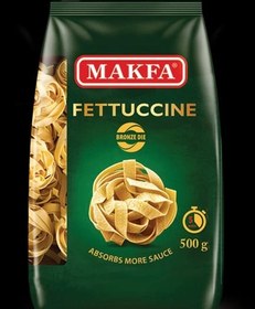 تصویر پاستا ماکفا Makfa Pasta Fettuccine با فرم فتوچین 500 گرم 