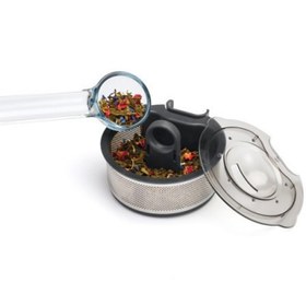 تصویر چای ساز سیج مدل STM700 ظرفیت ۱ لیتر با کتری شیشه‌ای 