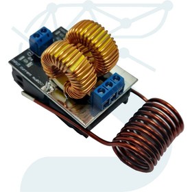 تصویر ماژول کوره القایی 120W تغذیه 12V 