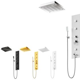 تصویر دوش روکار فریز شاور مدل T6060 استیل 