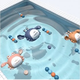 تصویر کوکی حمام طرح خرچنگ نخ کش 