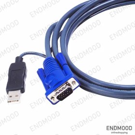 تصویر کابل USB KVM طول 3 متر آتن ATEN 2L-5203UP 