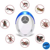 تصویر فراری حشرات التراسونیک،حشره کش برقی پک 2 عددی Ultrasonic Insect Repellent, Electric Insect Killer Pack of 2