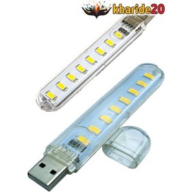 تصویر قیمت چراغ LED دو طرفه پورت USB سایز کوچک 