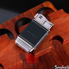 تصویر فندک پیپ برند HONEST چرم HONEST