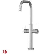 تصویر شیر ظرفشویی کسری مدل آکوالیس دو منظوره رنگ کروم 