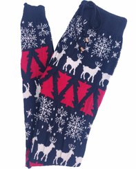 تصویر لگ بافت طرح کریسمس - مشکی قرمز 