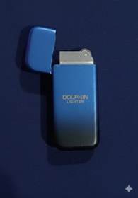 تصویر فندک دلفینی بلند دو رنگ 