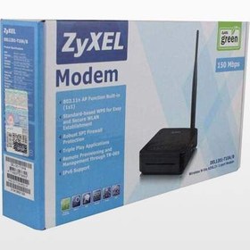 تصویر مودم دو پورت زایکسل مدل 1201 تی 10 ای DEL 1201 T10A ADSL Modem Router