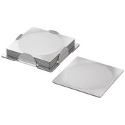 تصویر زیر لیوانی استیل ایکیا مدل GROGGY بسته ۶ عددی 