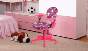 تصویر صندلی کودک دسته دار پایه پلاستیک راحتیران طرح Children's chair with plastic base