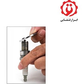 تصویر گیج تنظیم دهانه شمع موتور تاپ تول – TOPTUL مدل JDBU0210 Spark Plug Gap Gauge (Coin Type)