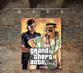 تصویر خرید تابلو شاسی بازی GTA 