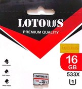 تصویر میکرو مموری LOTOUS با ظرفیت 16GB 