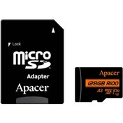 تصویر کارت حافظه اپیسر مدل R100 ظرفیت ۱۲۸ گیگابایت استاندارد UHS-I U3 V30 A2 با سرعت ۱۰۰MBps 