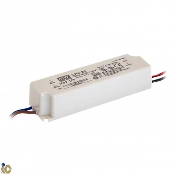 خرید و قیمت درایور LED ولتاژ ثابت 20 وات مدل LPV-20-15 | ترب