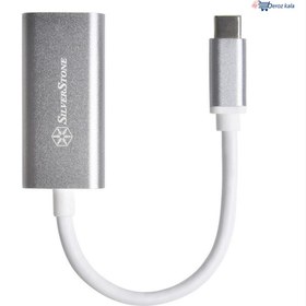 تصویر مبدل USB-C به HDMI سیلوراستون مدل SST-EP07C-E SilverStone SST-EP07C-E USB 3.1 Type-C to HDMI V2.0b Converter