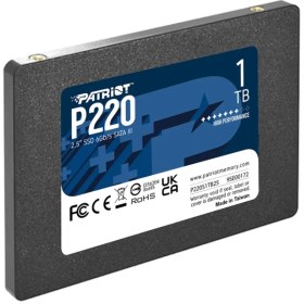 تصویر اس اس دی اینترنال پتریوت مدل P220 ظرفیت یک ترابایت SSD حافظه پتریوت مدل P220 ظرفیت 1TB