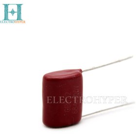 تصویر خازن پلی استر ۶۸۰ نانو فاراد ۴۰۰ ولت 