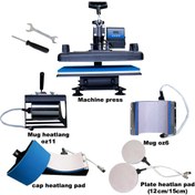تصویر دستگاه 6کاره سابلیمیشن مدل صفحه کشویی Subli3 