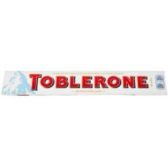 تصویر شکلات سفید تابلرون 100 گرمی Toblerone White Chocolate 