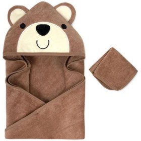 تصویر حوله کودک و نوزاد مدل خرسی 