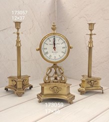 تصویر شمعدان تک شعله ورساچه _ آنتیک