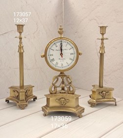 تصویر شمعدان تک شعله ورساچه _ آنتیک