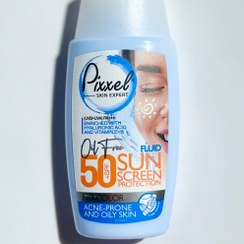 تصویر ضدآفتاب فلوئیدی پوست چرب پیکسل PIXXEI